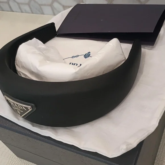 💋 Prada Authentic NEW Headband NWT W/BOX - Picture 4 of 11
